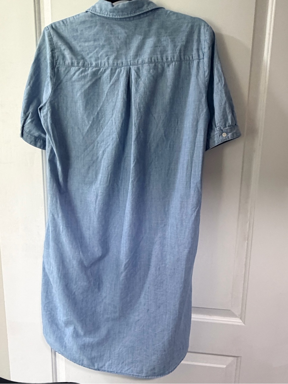 J. McLaughlin Arissa Light Blue Linen-Blend Dress. Size Small. - Picture 4 of 13